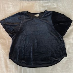 Madewell Velvet Top